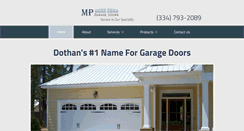 Desktop Screenshot of mpgaragedoors.com